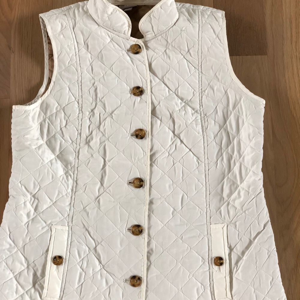 J. Jill Vest - Cream (Off-White)